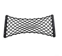 Organizador lateral de malla elástica para maletero de vehículo con marco de plástico ABS para almacenamiento optimizado y gestión de carga (mediano)