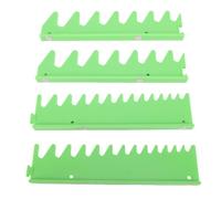 Organizador Magnético de Llaves, Rail para 20 Herramientas, Soporte de Plástico Compacto - Almacenamiento Eficiente, Diseño Ahorra Espacio, Ideal para Taller y Caja de Herramient (Verde)