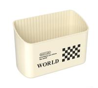 Organizador magnético para frigorífico lateral del almacenamiento del refrigerador, moderno soporte de cocina malista en miniatura para superficies de metal, juego de caja de plástico PET duradero (F)