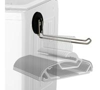 Organizador magnético para perchas, soporte para colgar ropa para armario, lavandería, lavadora, mantiene las perchas a mano y organizadas, estante de almacenamiento de clips de percha, toallero (sin