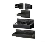 Organizador magnético resistente 4 piezas bandeja de herramientas con práctico soporte para toallas de papel y destornillador Características