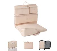 Organizador Maleta, Packing Cubes, Bolsas Organizadoras, Bolsas Viaje Organizadores, Organizador Mochila Viaje, Viagem Accesorios Kit, Travel Essentials para Almacenaje Ropa (Beige)