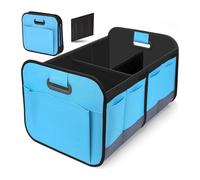 Organizador Maletero Coche para Suzuki S-Cross 2017-2026, Caja Plegable Impermeable Bota Almacenamiento Portátil Y Móvil,D/Blue