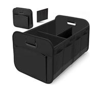 Organizador Maletero Coche para Suzuki S-Cross 2017-2026, Caja Plegable Impermeable Bota Almacenamiento Portátil Y Móvil,A/Black