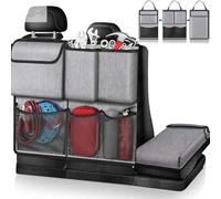 Organizador Maletero para Dodge Journey Ram 1500 Ram Durango Freemont Journey Ram Es, Bolsa Almacenamiento Maletero Plegable Ajustable Coche Accesorios,Grey
