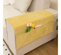Organizador mandos sofa,Organizador de Sofá,Bolsa de almacenamiento cabecera con Remote Control Holder para el Teléfono,Magzine,Gafas,Libro,Bolígrafos,Cables,Almacenamiento para colgar en el sofá.
