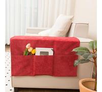 Organizador mandos sofa,Organizador de Sofá,Bolsa de almacenamiento cabecera con Remote Control Holder para el Teléfono,Magzine,Gafas,Libro,Bolígrafos,Cables,Almacenamiento para colgar en el sofá.