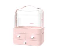 Organizador Maquillaje Caja de Almacenamiento cosmético portátil exhibición Cuidado la Piel Creativa Minimalista Adecuado for baño Dormitorio Vanity(B,M-34.7cm/13.66inch)