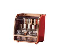 Organizador Maquillaje Caja de Almacenamiento cosméticos Escritorio, tocador, joyero Gran Capacidad, Productos for el Cuidado la Piel, gabinete Acabado Vanity