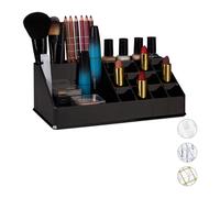 Organizador maquillaje estuche de belleza 16 compartimentos acrílico compacto