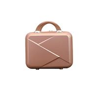 Organizador Maquillaje Estuche de Maquillaje pequeño for Mujer 14 Pulgadas, Equipaje portátil, Bolso Viaje Multifuncional a la Moda, Organizador cosméticos Vanity(B)