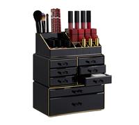 Organizador maquillaje grande 24 compartimentos organizador maquillaje 3 niveles