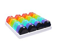 Organizador mensual de píldoras Nybhyjka Organizador de píldoras médicas | Organizador grande de medicamentos | Pastillero mensual de 31 días, estuche de medicamentos portátil, soporte de