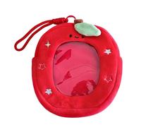 Organizador multifuncional de felpa para colgar en forma de fresa, para guardar dinero, solución de maquillaje, llevar todos los días, organizadores de suministros escolares, Bollos de bebé Apple1