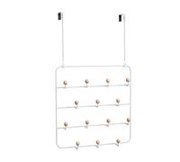 Organizador multiusos para sobre la puerta Umbra Estique, color blanco
