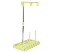 Organizador para 3 Bobinas de Hilo, Soporte para Máquina de Coser Doméstica, Base de Plástico Reforzado - Estable y Fácil de Montar, Apto para Usos Domésticos y Mayor Comodidad (Amarilla)