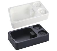 Organizador para café expreso - De ABS 25 x 15 x 5,7 cm | Porta-tamper para café multifunción | Moderna estación para café expreso para casa, cafetería, bar | Portafiltro y