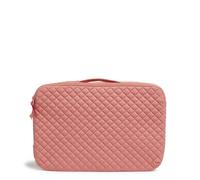 Organizador para computadora port til de algod n para mujer de Vera Bradley, color rosa terracota, algod n reciclado, talla nica