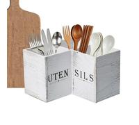 Organizador para cubiertos - Portacubiertos | Porta herramientas, recipiente para cubiertos de madera porta cuchara de cocina, para cubiertos Poste Psate Cucharas Tenedores Espátula Palillos