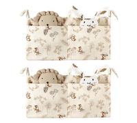 Organizador para cuna de bebé, bolsa de almacenamiento ajustable, organizador de cama para habitación infantil para colgar (conejo)