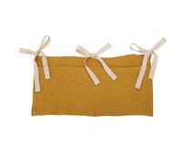 Organizador para cuna de bebé, habitación infantil, organizador de cama colgante con 2 bolsillos, organizador para cama auxiliar, bolsa de juguetes, bolsas de almacenamiento para ropa de pañales y