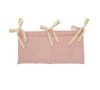 Organizador para cuna de bebé, habitación infantil, organizador de cama colgante con 2 bolsillos, organizador para cama auxiliar, bolsa de juguetes, bolsas de almacenamiento para ropa de pañales y