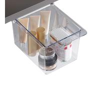 Organizador para debajo del fregadero, cajas autoadhesivas transparentes, organizador de gabinete de cocina, para el hogar, escuela, papelería, cocina, suéter, toalla, , calcetines, ropa