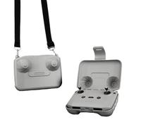 Organizador para DJI RC-N3/2/1, funda de plástico anticaídas y a prueba de polvo, bolsa cruzada universal portátil de viaje con cordón para DJI FLIP/AIR 3S Drone RC accesorios de protección, gris,