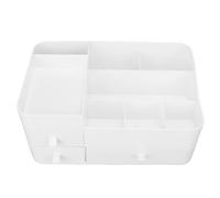 Organizador para el Cuidado de la Piel, Multicapa, Impermeable, Lavable, 8 Compartimentos, 3 cajones, Organizador de encimera Grande para cosméticos