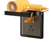 Organizador para estantes de pared para enchufes - Estante adhesivo que ahorra espacio de 20 x 12 x 11,2 cm │ Estante para enchufes montado en pared │ Soporte de pared decorativo vertical extensión