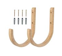 Organizador Para Esterilla Yoga 2 Piezas De Madera, Montaje En Pared,