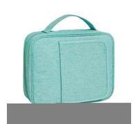 Organizador para la Biblia - Funda de transporte para biblia E, cubierta de lona con asa para iglesia devocional hogar viaje diario diario revestimiento de tela resistente acento cuero