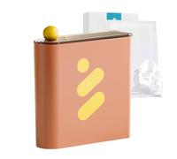 Organizador para la vanidad, Desktop Face Máscara Storage Box, Multifunctional Makeup Brush Holder, 8.07x7.09x2.17 pulgadas Compact Organizer, Bathroom, Fridge, White, Pink, Yellow