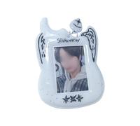 Organizador para tarjetas fotográficas con forma de guitarra, para coleccionables, suministros de viaje, forma esencial para música y uso doméstico