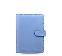Organizador personal de Filofax Saffiano Bright, color azul Personal