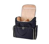 Organizador Pintauñas,Organizador Esmaltes UñAs Bolsa de almacenamiento for 48/80 botellas esmalte uñas, bolsa aceites esenciales, kit portátil el cuidado las, herramienta multifunción(Small-Black)