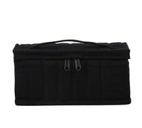 Organizador Pintauñas,Organizador Esmaltes UñAs Estuche for aceites esenciales, 38 botellas de 5 ml, 10 y 15, perfumes, estuche viaje portátil, bolsa guardar esmaltes uñas(Black)
