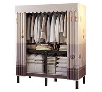 Organizador portátil de armario para sala de estar, plegable, de gran tamaño, ahorra espacio, solución de almacenamiento temporal