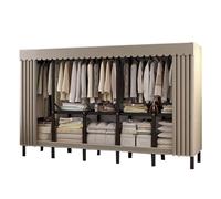 Organizador portátil de armario para sala de estar, plegable, de gran tamaño, ahorra espacio, solución de almacenamiento temporal