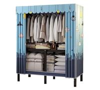 Organizador portátil de armario para sala de estar, plegable, de gran tamaño, ahorra espacio, solución de almacenamiento temporal