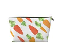 Organizador portátil de cosméticos de Cuero con diseño de Frutas Line Block, Ideal para Viajes de Negocios para Mujeres y Hombres.