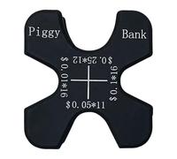 Organizador portátil de monedas, contenedor ligero para cambios, práctico tarro de almacenamiento, herramienta versátil de clasificación de dólares para viajes en vehículos, salida compacta de