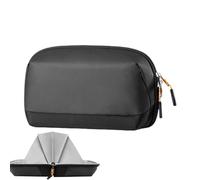 Organizador portátil de tecnología | Bolsa de electrónica de viaje | Organizador de equipo técnico | Bolsa de viaje resistente al agua Organizador de accesorios con apertura de 180° para auriculares