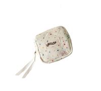 Organizador portátil para pintalabios, bolsa de cosméticos, bolsa de aseo que mantiene tu colección de maquillaje limpia y accesible para mujeres, organizador de monedas de viaje, Cuadrado., Mass