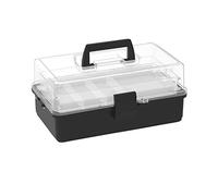 Organizador profesional de suministros de arte, caja de almacenamiento duradera para artistas, estudiantes y técnicos de uñas, estuche versátil para un fácil acceso y organización