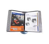 Organizador Referencia Escritorio - Carpeta Exhibición Abatible Escritorio, Estante Exhibición Catálogo Con 10 Bolsillos Exhibición, Referencia Escritorio(Black)