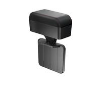 Organizador Reposabrazos Altura Ajustable Almohadilla Reposabrazos Caja Almacenamiento Universal Espacio Para Asientos Reposabrazos Central Coche(Black-Red 1pc)
