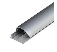 Organizador rígido a presión de 99 cm Largo for Ocultar Cables, conductos y líneas Altavoces(Silver,Width 93Mm)