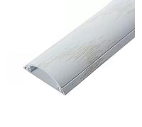 Organizador rígido a presión de 99 cm Largo for Ocultar Cables, conductos y líneas Altavoces(White,Width 47Mm)