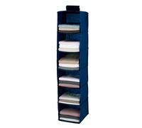 Organizador ropa azul 122x30 cm